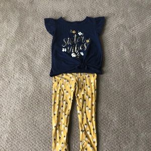 Sister Vibes matching set, worn once